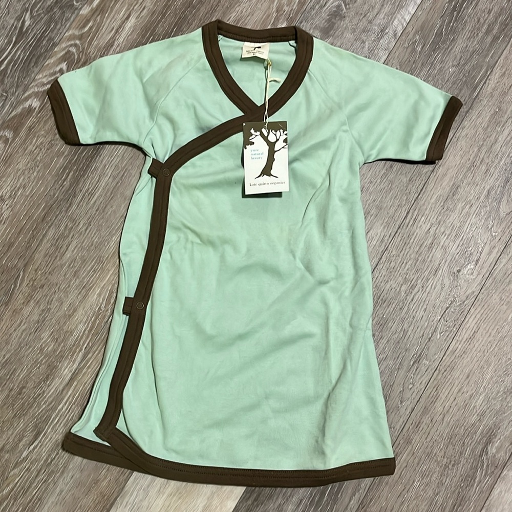 Organic cotton wrap dress